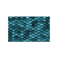 Teal Scales! Sticker Rectangular (100 Pack) by fructosebat