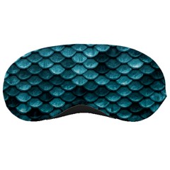 Teal Scales! Sleeping Mask by fructosebat