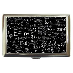 E=mc2 Text Science Albert Einstein Formula Mathematics Physics Cigarette Money Case by Jancukart