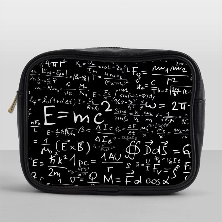 E=mc2 Text Science Albert Einstein Formula Mathematics Physics Mini Toiletries Bag (One Side)