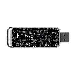 E=mc2 Text Science Albert Einstein Formula Mathematics Physics Portable Usb Flash (one Side) by Jancukart