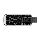 E=mc2 Text Science Albert Einstein Formula Mathematics Physics Portable USB Flash (Two Sides) Front