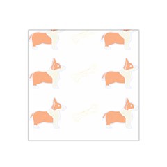 Pembroke Welsh Corgi Dog T- Shirt Pembroke Welsh Corgi Dog Breed Pattern T- Shirt Satin Bandana Scarf 22  X 22  by maxcute