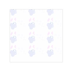 Siberian Husky Dog T- Shirtsiberian Husky Dog Pattern T- Shirt (2) Square Satin Scarf (30  X 30 ) by maxcute