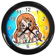 Nami Lovers Money Wall Clock (black) by designmarketalsprey31