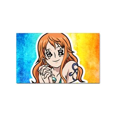 Nami Lovers Money Sticker (rectangular) by designmarketalsprey31