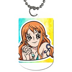 Nami Lovers Money Dog Tag (two Sides) by designmarketalsprey31