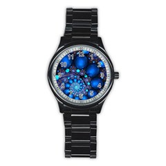 Digitalart Balls Stainless Steel Round Watch by Sparkle