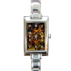 Digitalartflower Rectangle Italian Charm Watch by Sparkle