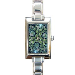 Digitalartflower Rectangle Italian Charm Watch by Sparkle