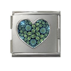 Digitalartflower Mega Link Heart Italian Charm (18mm) by Sparkle