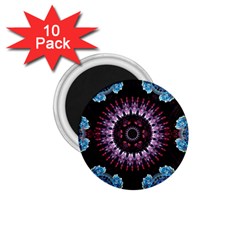 Digitalart Kaleidoscope 1 75  Magnets (10 Pack)  by Sparkle