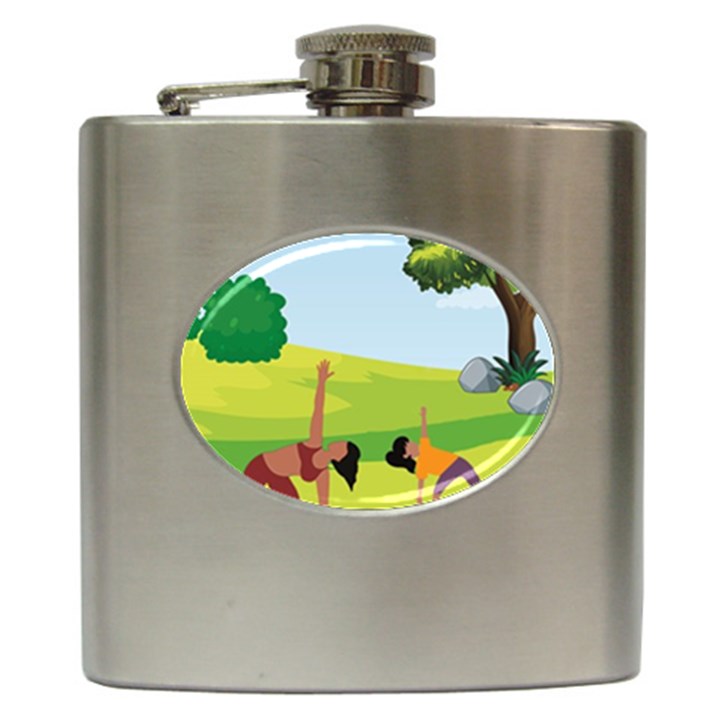 Large Hip Flask (6 oz)