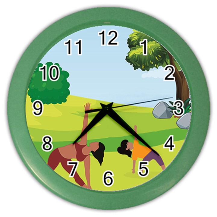 Large Color Wall Clock