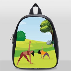 Large School Bag (small) by SymmekaDesign