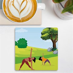 Large Uv Print Square Tile Coaster  by SymmekaDesign