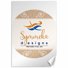 Logo Pngdd Canvas 12  X 18  by SymmekaDesign