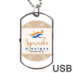 Logo Pngdd Dog Tag USB Flash (Two Sides) Back