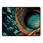 Big Data Abstract Abstract Background Backgrounds One Side Fleece Blanket (Small) 50 x40  Blanket Front