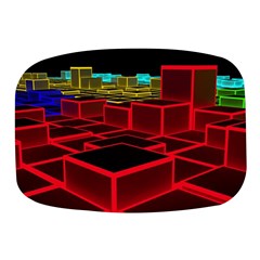 3d Abstract Model Texture Mini Square Pill Box by Ravend