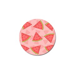 Background Watermelon Pattern Fruit Food Sweet Golf Ball Marker (10 Pack) by Jancukart