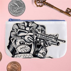 Scarface Movie Traditional Tattoo Large Coin Purse by tradlinestyle