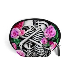 Floral Skeletons Accessory Pouch (small) by GardenOfOphir