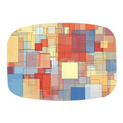 Art Abstract Rectangle Square Mini Square Pill Box by Ravend