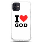 I love god iPhone 12 mini TPU UV Print Case	 Front