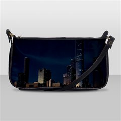 Skyline Brisbane Sunset Downtown Shoulder Clutch Bag by Ravend