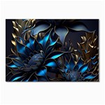 Flower Metal Flowers Sculpture Postcards 5  x 7  (Pkg of 10) Front