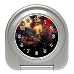 Nebula Galaxy Stars Astronomy Travel Alarm Clock Front