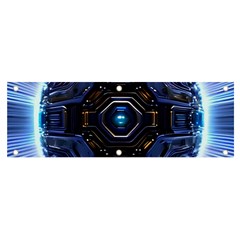 Ai Generated Digital Technology Computer Internet Banner And Sign 6  X 2  by Ravend