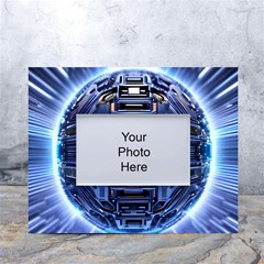 Ai Generated Digital Technology Computer Internet White Tabletop Photo Frame 4 x6  by Ravend