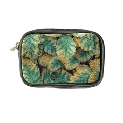 Colored Close Up Plants Leaves Pattern Coin Purse by dflcprintsclothing