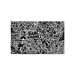 Arctic Monkeys Digital Wallpaper Pattern No People Creativity Sticker (rectangular) by Sudhe