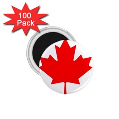 Canada Flag Canadian Flag View 1 75  Magnets (100 Pack)  by Ravend