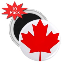 Canada Flag Canadian Flag View 2 25  Magnets (10 Pack)  by Ravend