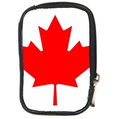 Canada Flag Canadian Flag View Compact Camera Leather Case by Ravend