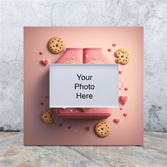 Cookies Valentine Heart Holiday Gift Love White Box Photo Frame 4  X 6  by danenraven