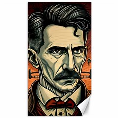 Ai Generated Nikola Tesla Tesla Nikolas Electricity Canvas 40  X 72  by danenraven