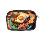 Ai Generated Breakfast Egg Beans Toast Plate Coin Purse Back