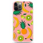 Fruits Tropical Pattern Design Art iPhone 12 Pro max TPU UV Print Case Front