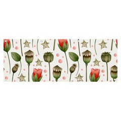 Poppies Red Poppies Red Flowers Banner And Sign 8  X 3  by Ravend