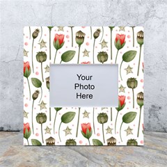 Poppies Red Poppies Red Flowers White Box Photo Frame 4  X 6  by Ravend