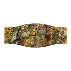 Rusty Orange Abstract Surface Stretchable Headband by dflcprintsclothing