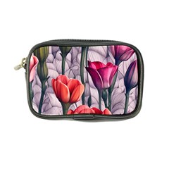 Color-infused Watercolor Flowers Coin Purse by GardenOfOphir