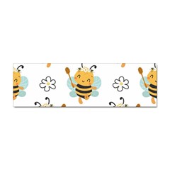 Art Bee Pattern Design Wallpaper Background Sticker Bumper (10 Pack) by Ravend