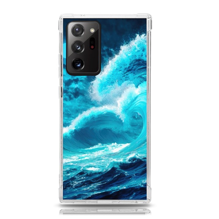 Ai Generated Waves Ocean Sea Tsunami Nautical Sea Samsung Galaxy Note 20 Ultra TPU UV Case