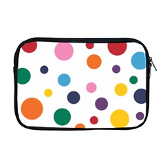 Polka Dot Apple Macbook Pro 17  Zipper Case by 8989